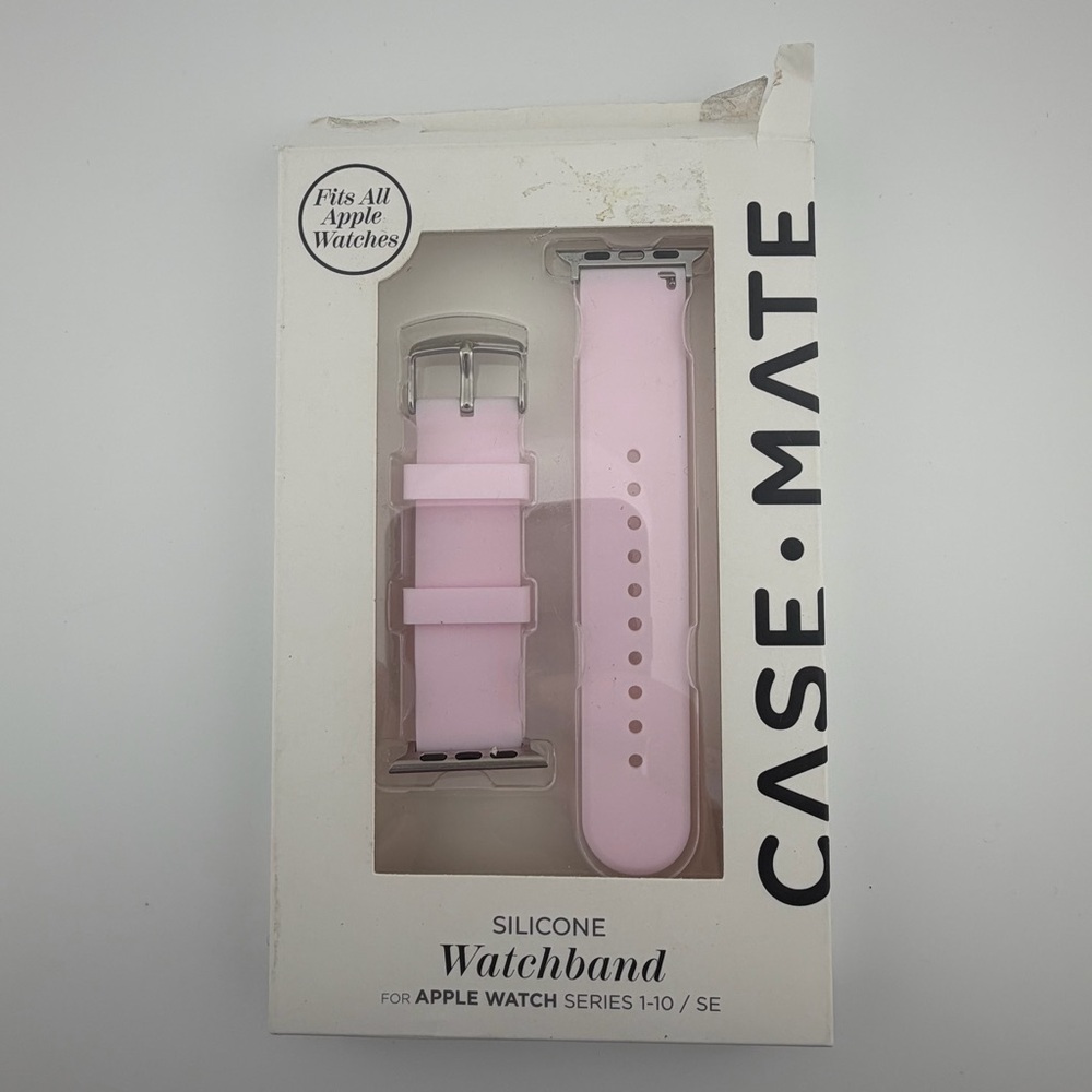 case-mate Pink Silicone Watchband for Apple Watch